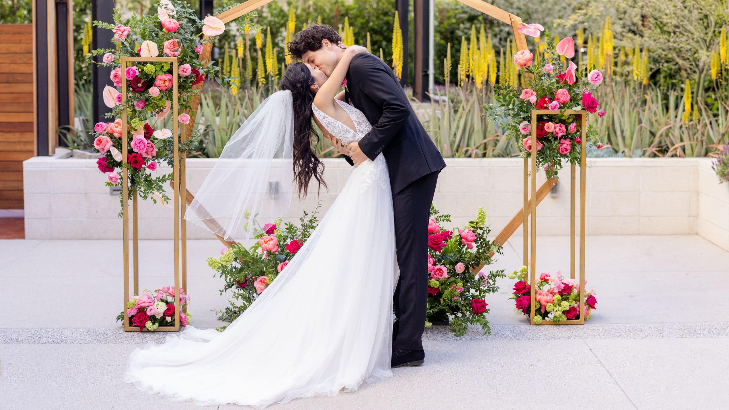 The Shay Wedding First Kiss