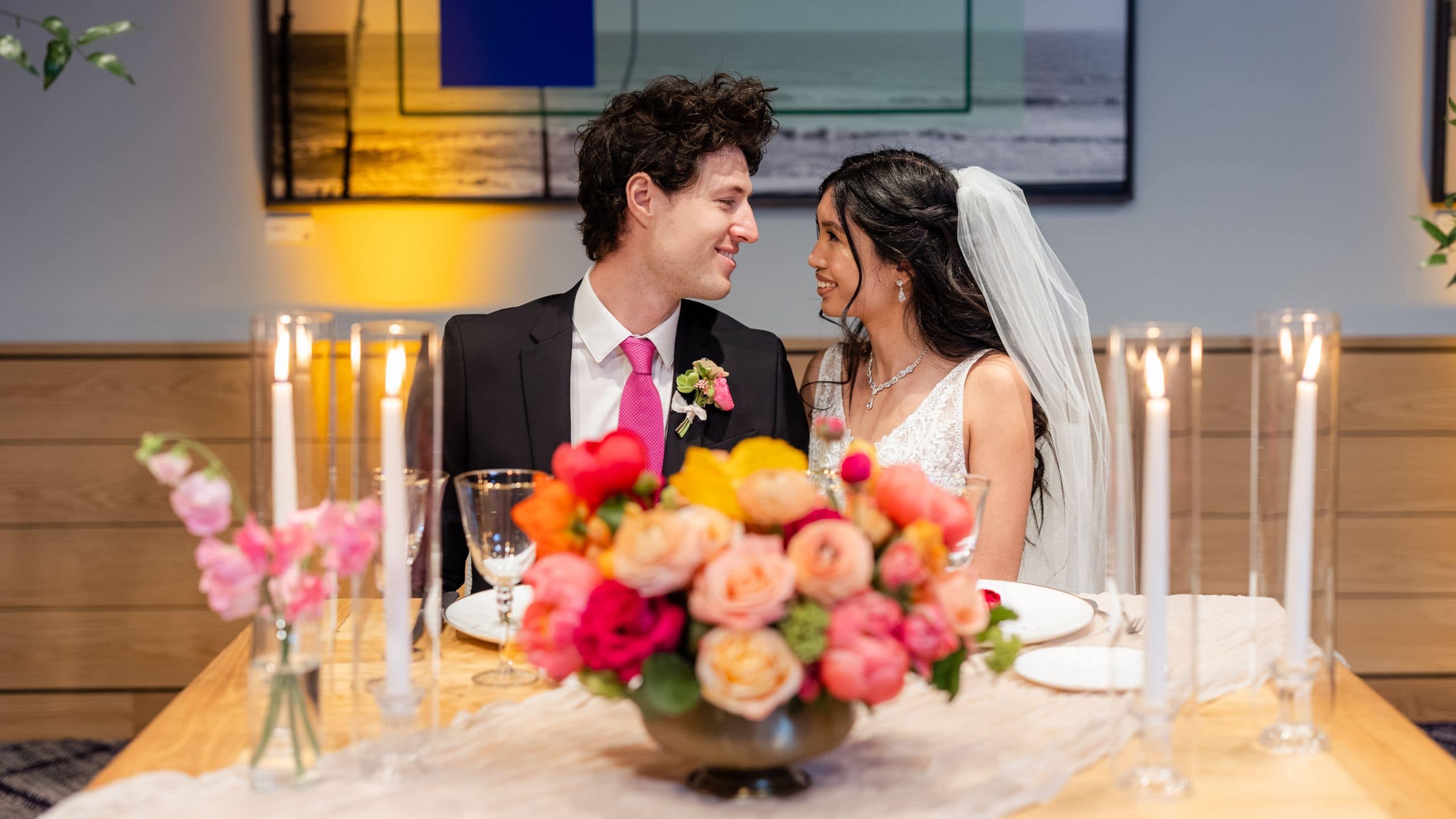 The Shay Wedding Reception Couple
