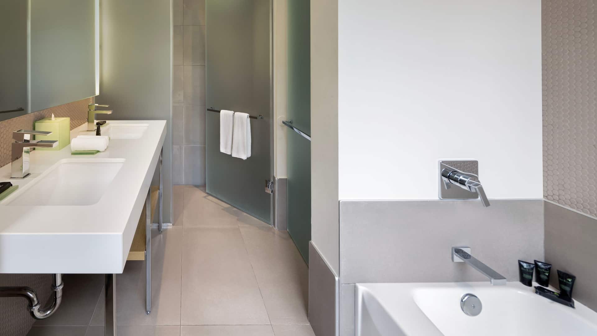 3 of 3 Hyatt Centric The Loop Chicago Hyatt Suite Bathroom