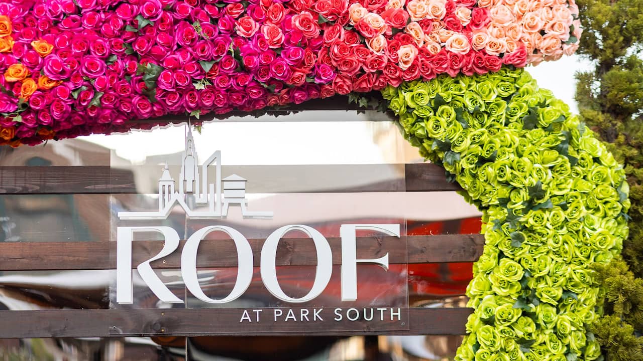 Roof at Park South Signage