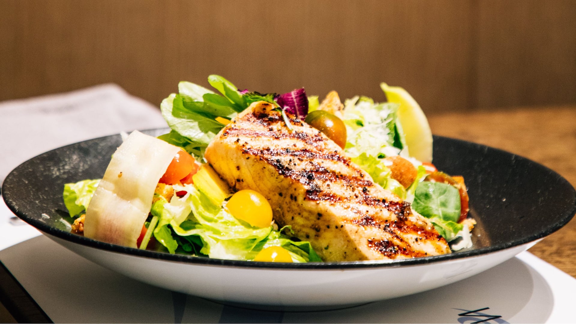 Hyatt Regency John Wayne Airport, Newport Beach Salmon Ceasar Salad