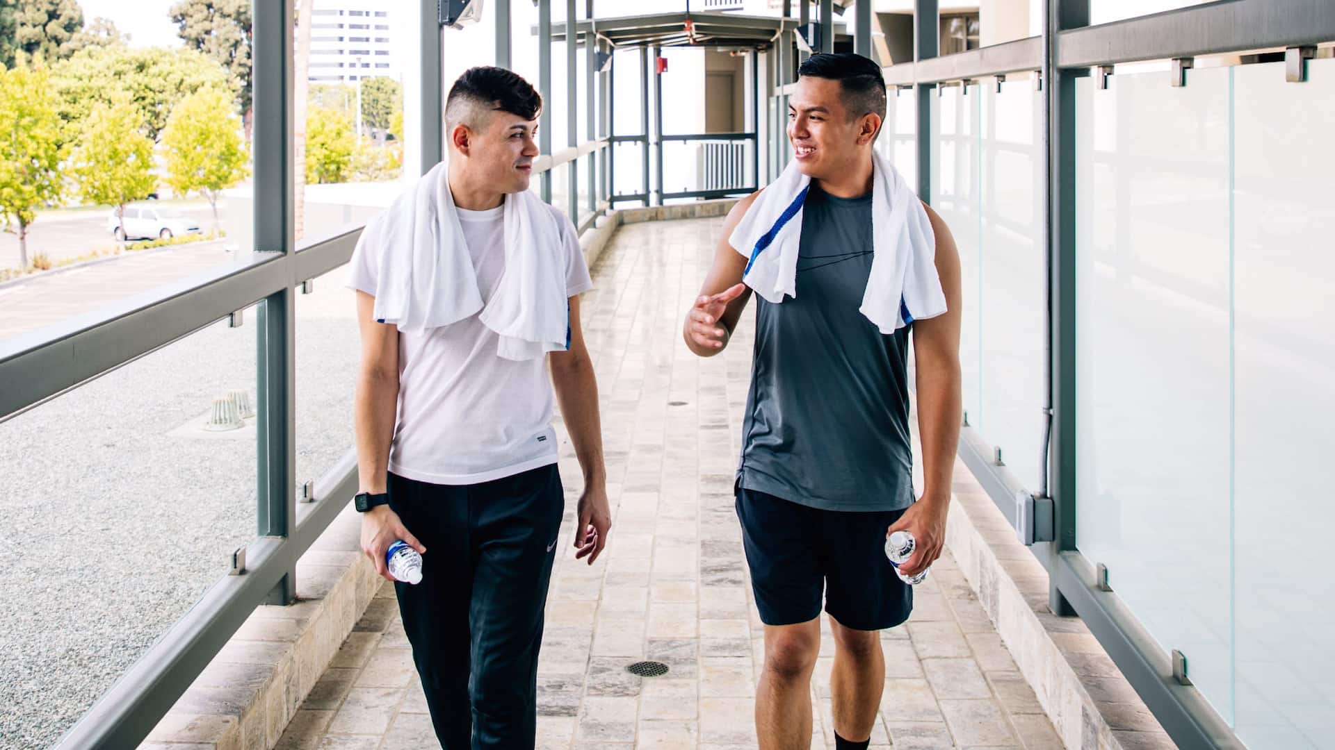 Hyatt Regency John Wayne Airport, Newport Beach Guests Going To Fitness Center