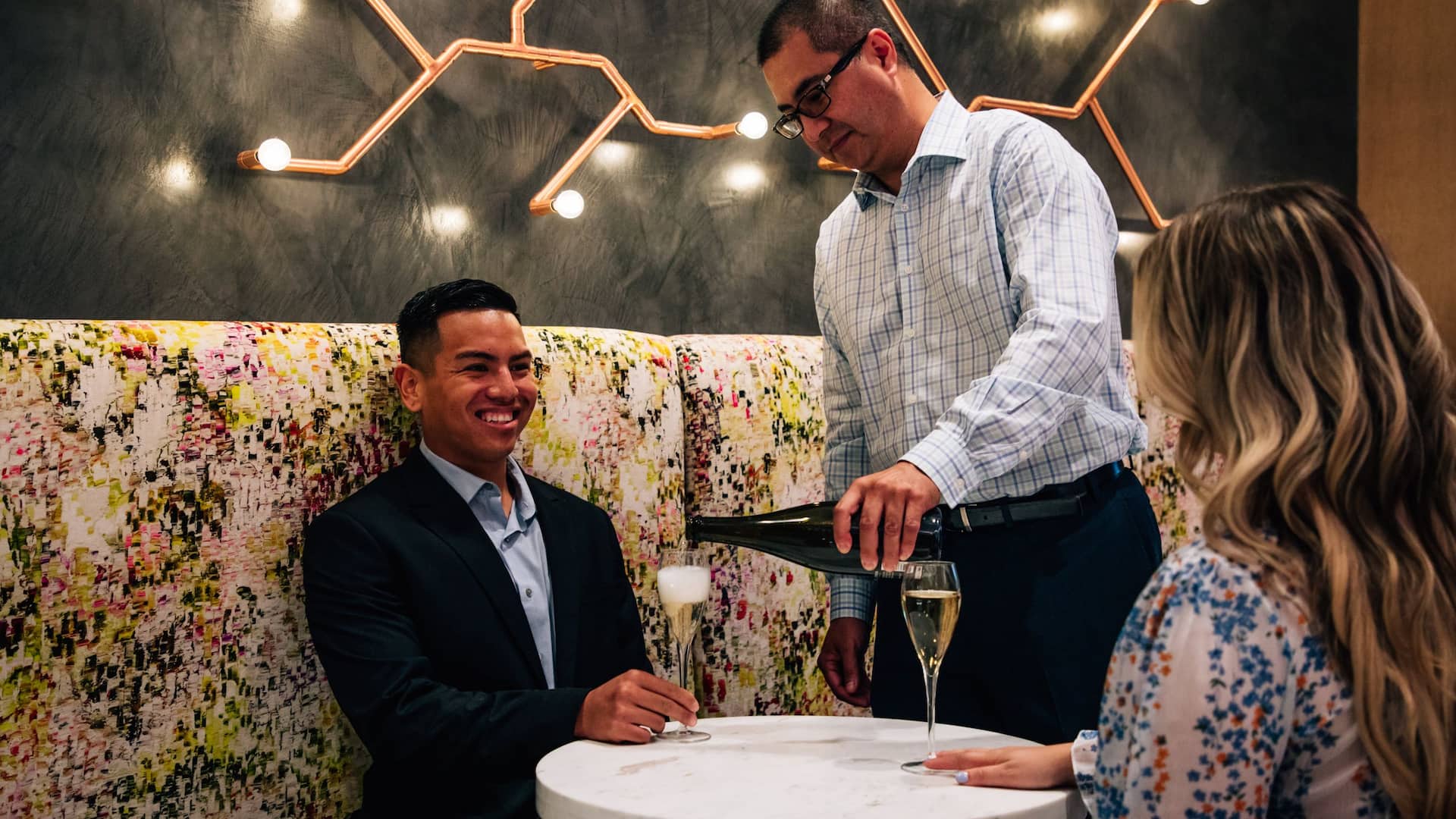 Hyatt Regency John Wayne Airport, Newport Beach Guests Being Served Champagne