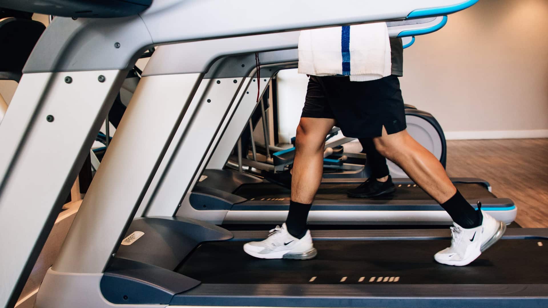 Hyatt Regency John Wayne Airport, Newport Beach Guest Walking On Treadmill