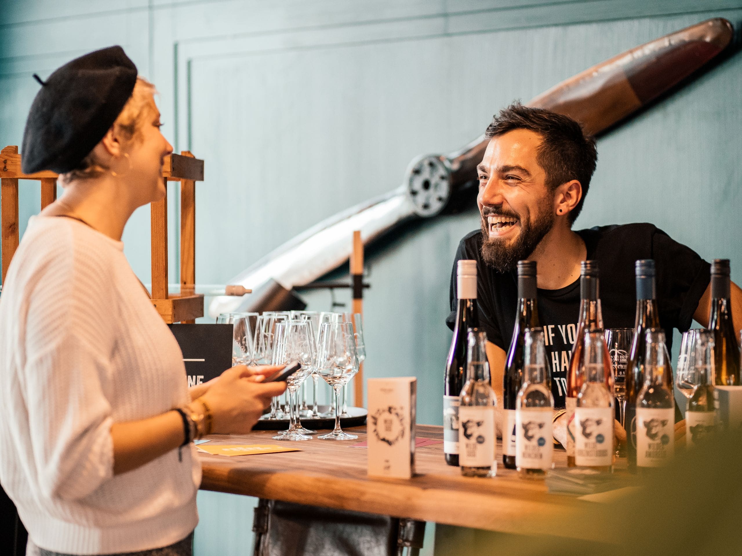 me and all hotel mainz Wine Tasting