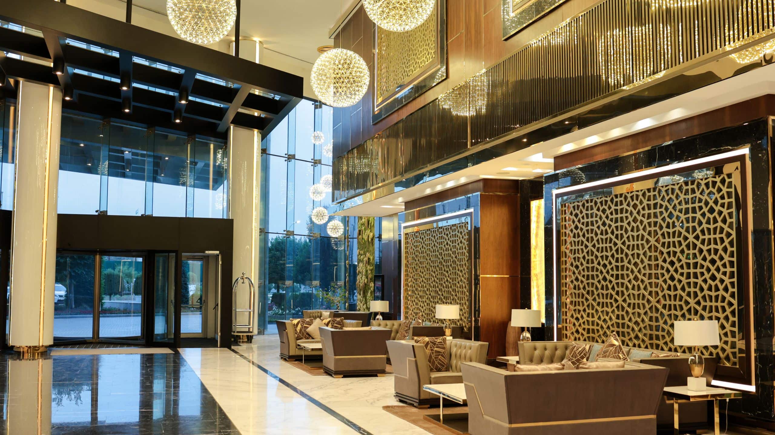 Hyatt Regency Dushanbe Lobby Side Wall Seating