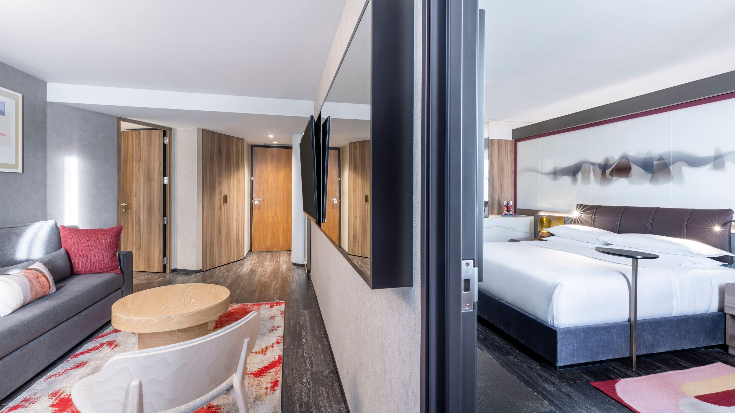 Andaz Mexico City Condesa Andaz Suite Living Area Into Bedroom