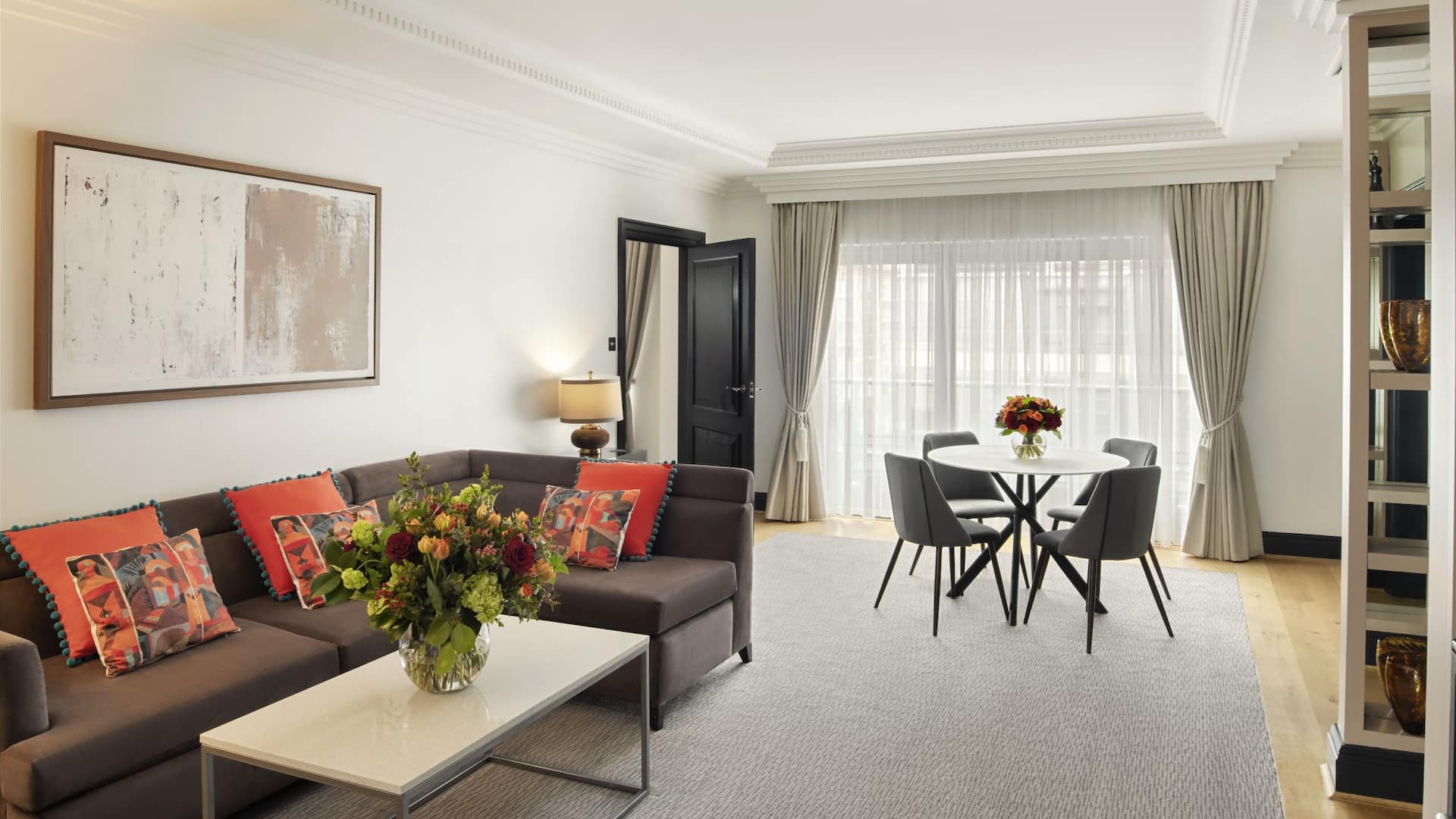 2 of 7 Hyatt Regency London - The Churchill Premium Balcony Suite Living Room Seating