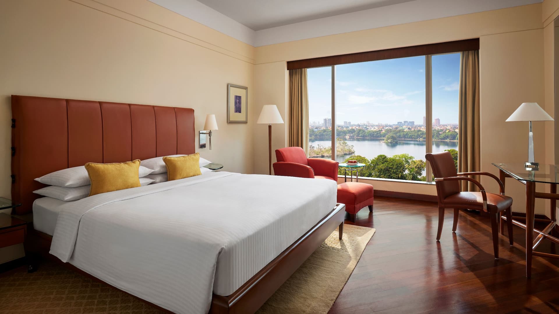 第 1，共 1 Hyatt Regency Kolkata Standard Guestroom Bed Window