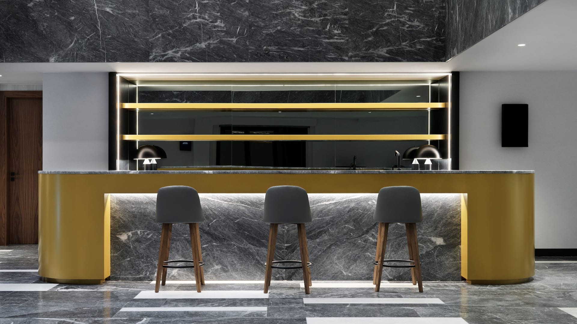 Grand Hyatt Athens Bar Foyer Aristotle