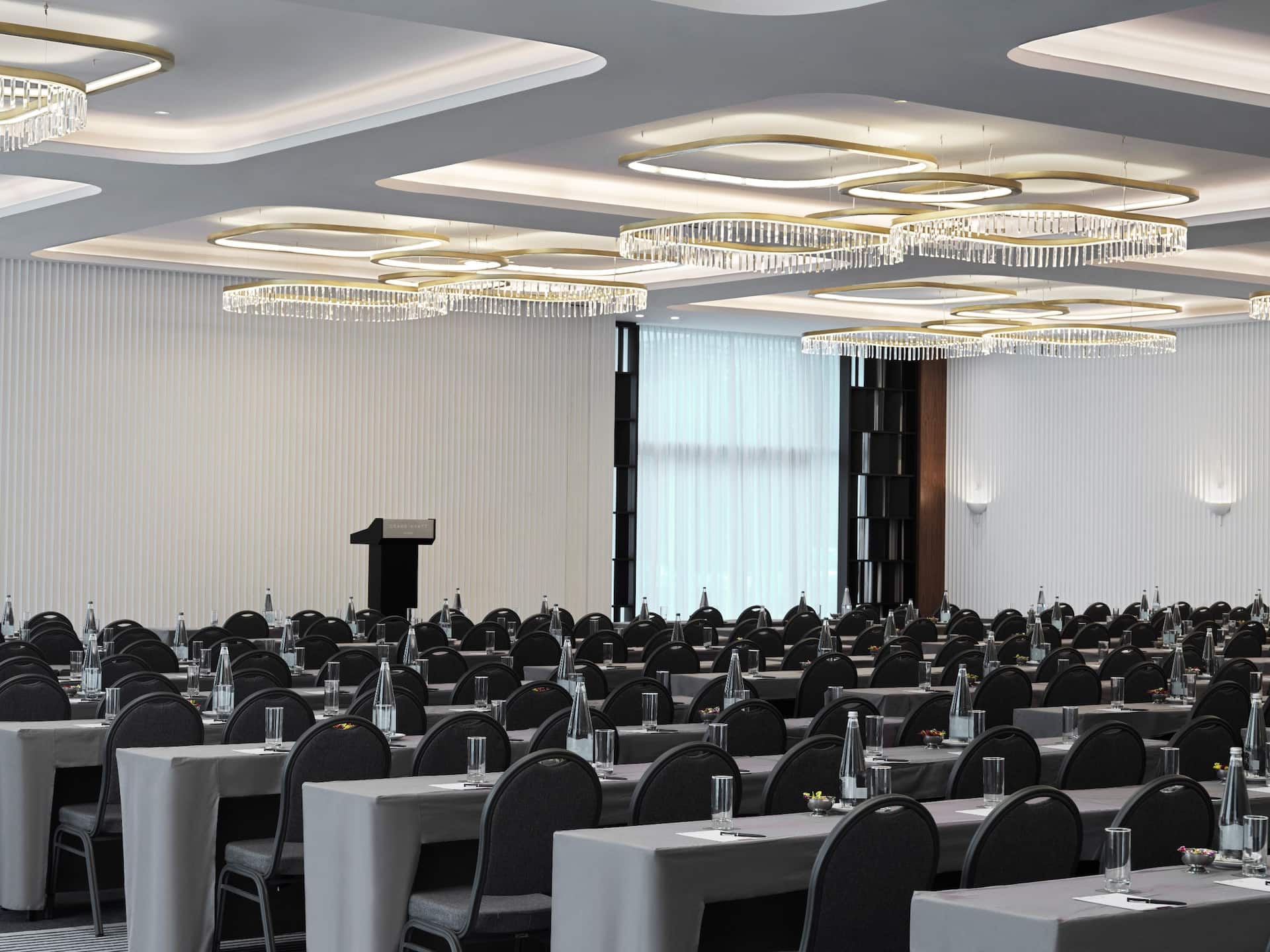 Grand Hyatt Athens Caryatids Classroom Setup