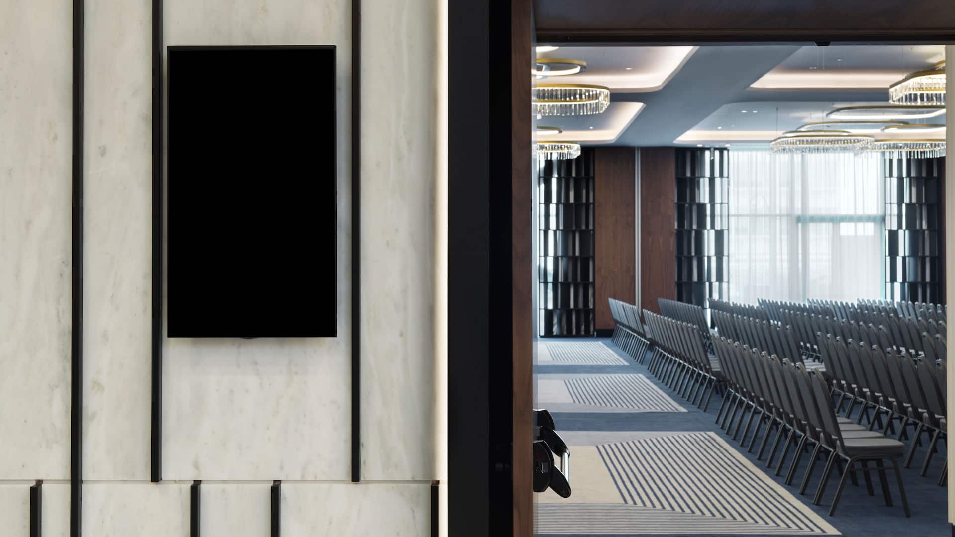 Grand Hyatt Athens Caryatids Signage Side View