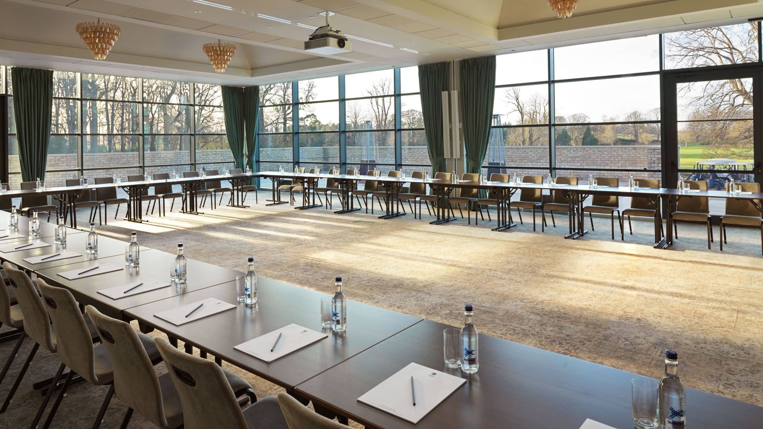 SCHLOSS Roxburghe Meeting Rooms Conference Table Setup
