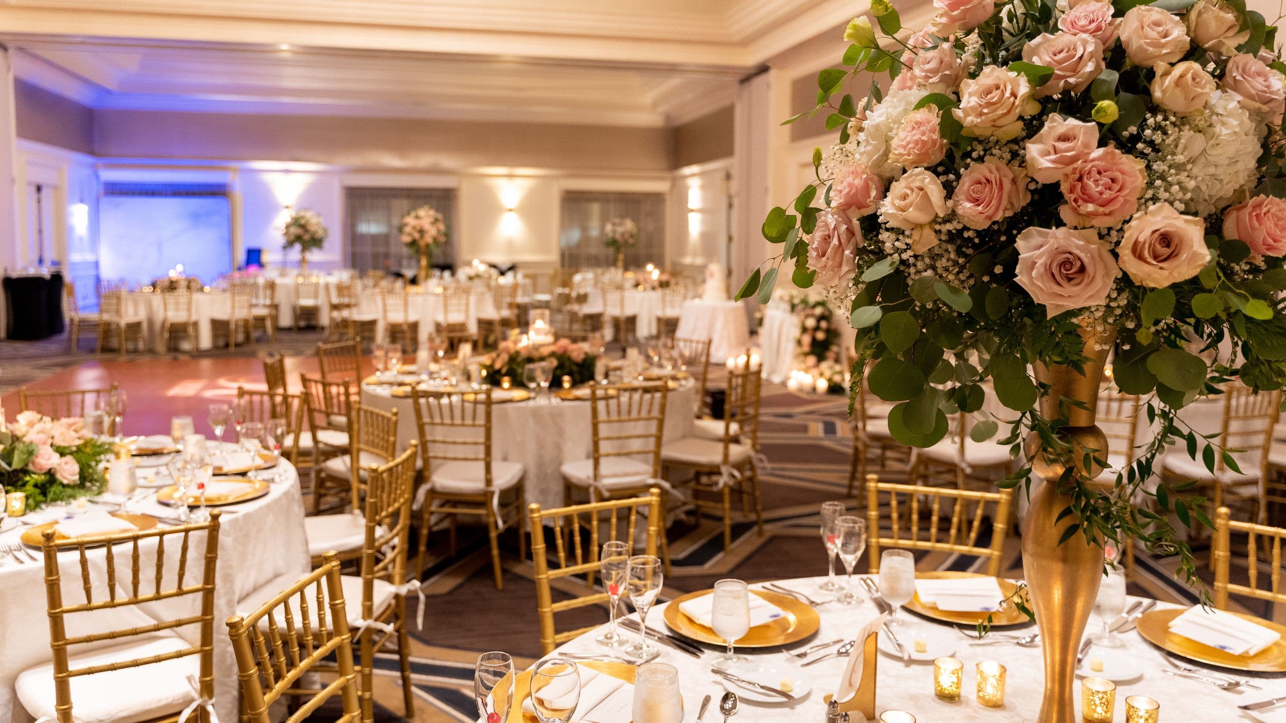 Hyatt Regency Coral Gables Wedding Ballroom Reception Table Detail