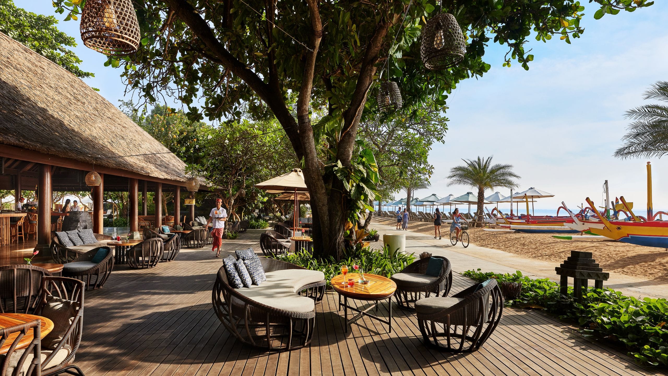 Hyatt Regency Bali Beach View Pizzaria Outdoor Seating