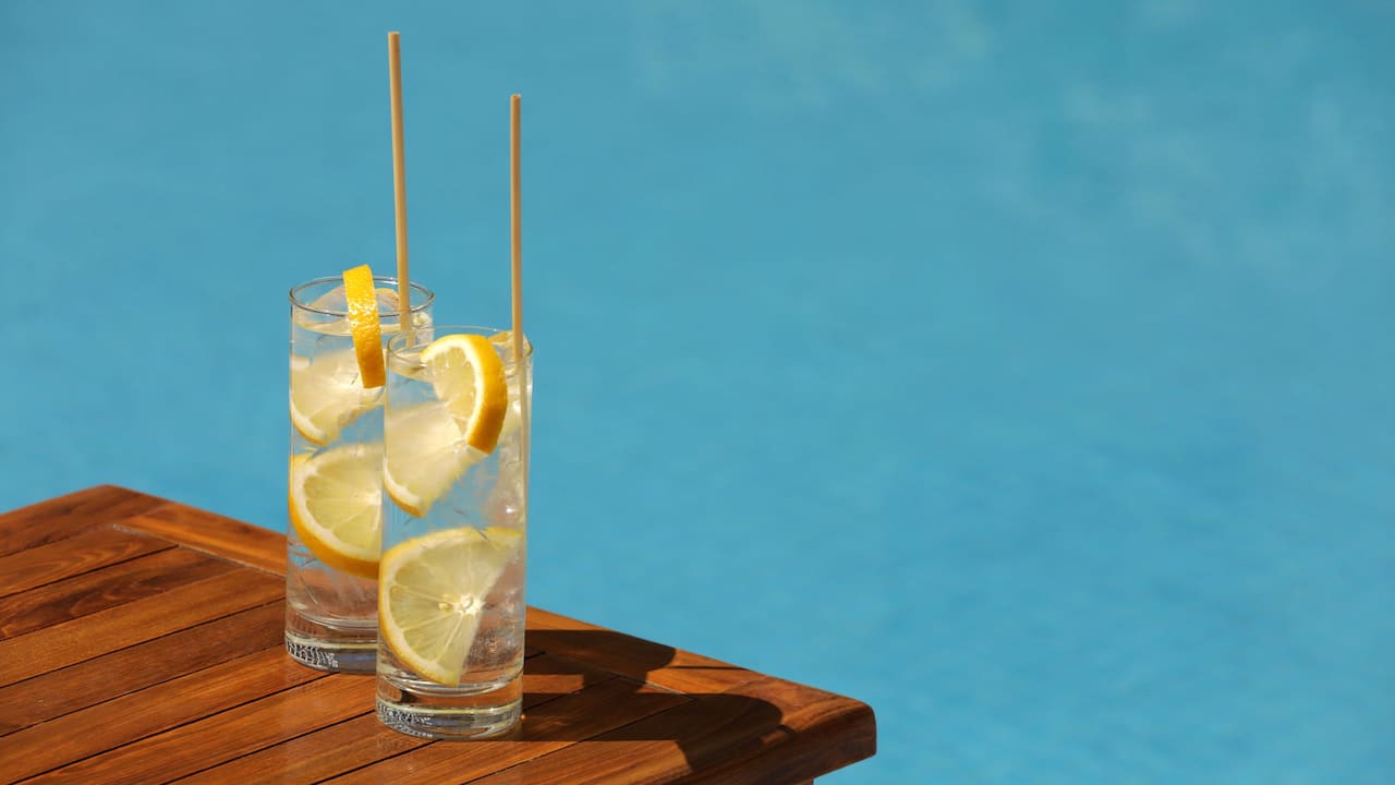 Poolside Water