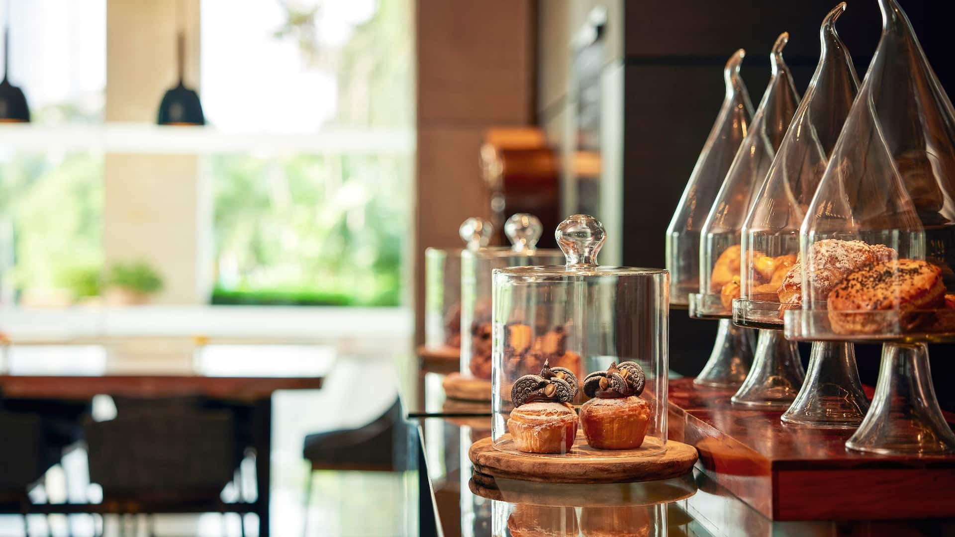 Hyatt Regency Kolkata Bakery Pastry Display Case Detail