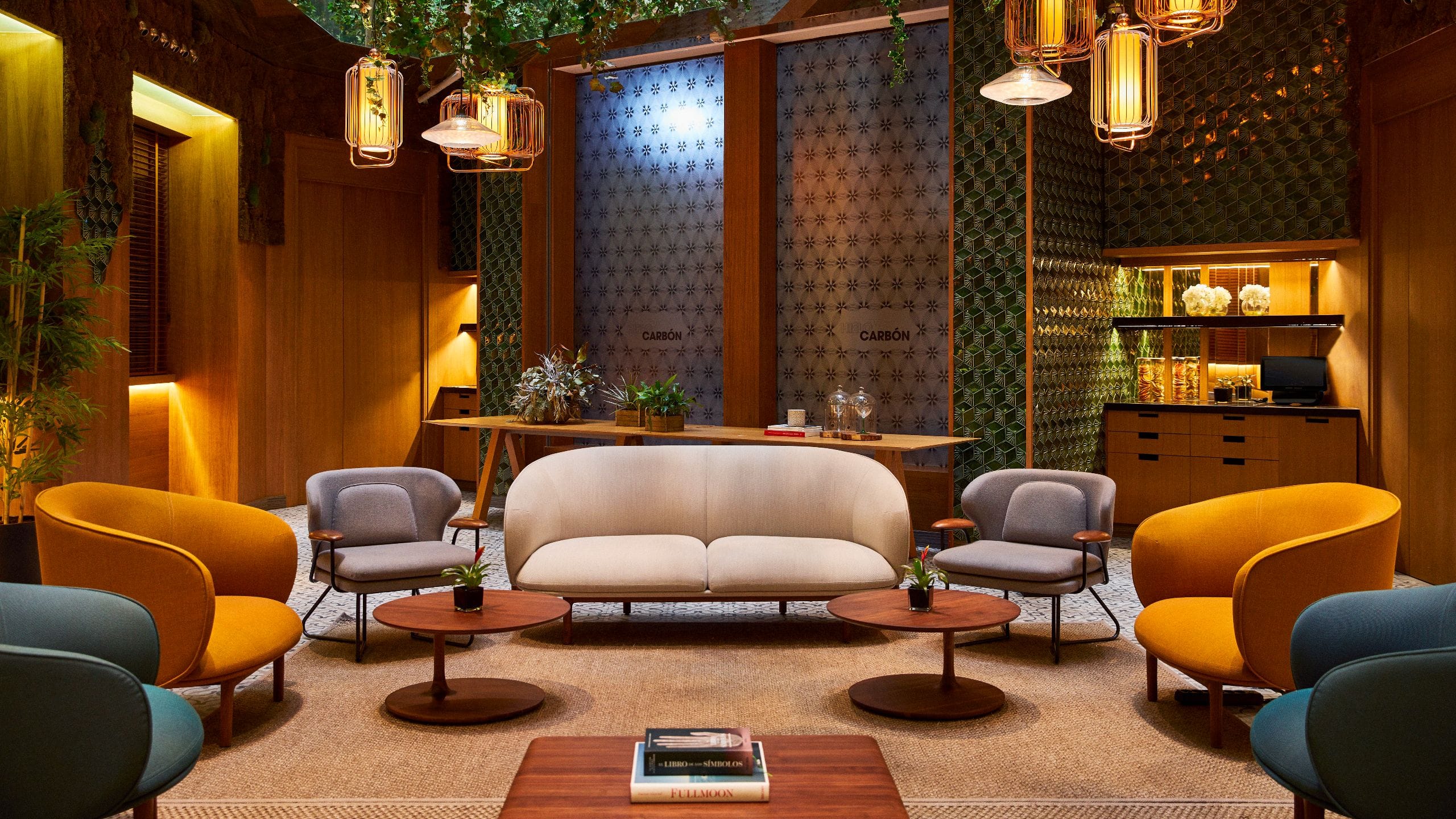Hyatt Centric Gran Via Madrid Patio Seating Area
