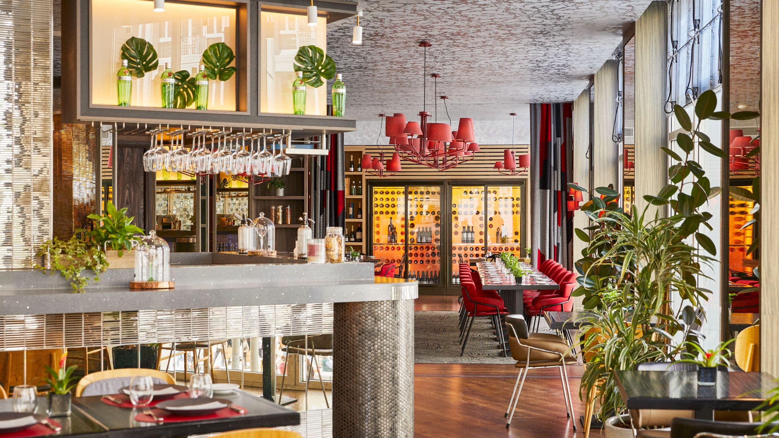 2 of 2 Hyatt Centric Gran Via Madrid Hyc Bar Dining Area