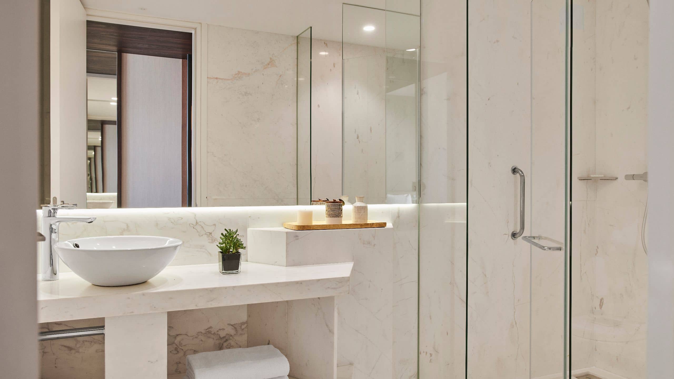 Hyatt Centric Gran Via Madrid Terrace Suite Bathroom Shower