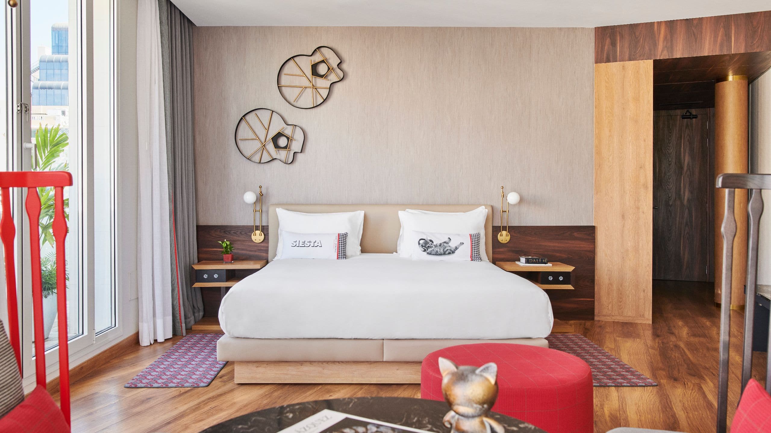 第 1，共 6 Hyatt Centric Gran Via Madrid Terrace Suite Bedroom