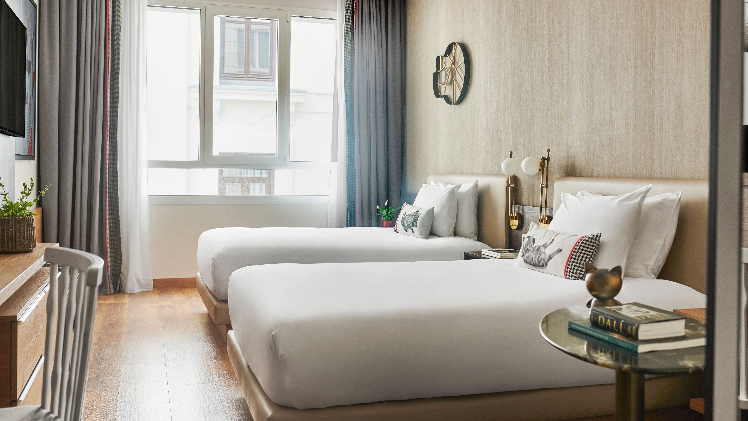 第 1，共 5 Hyatt Centric Gran Via Madrid Family Suite Double Beds Room