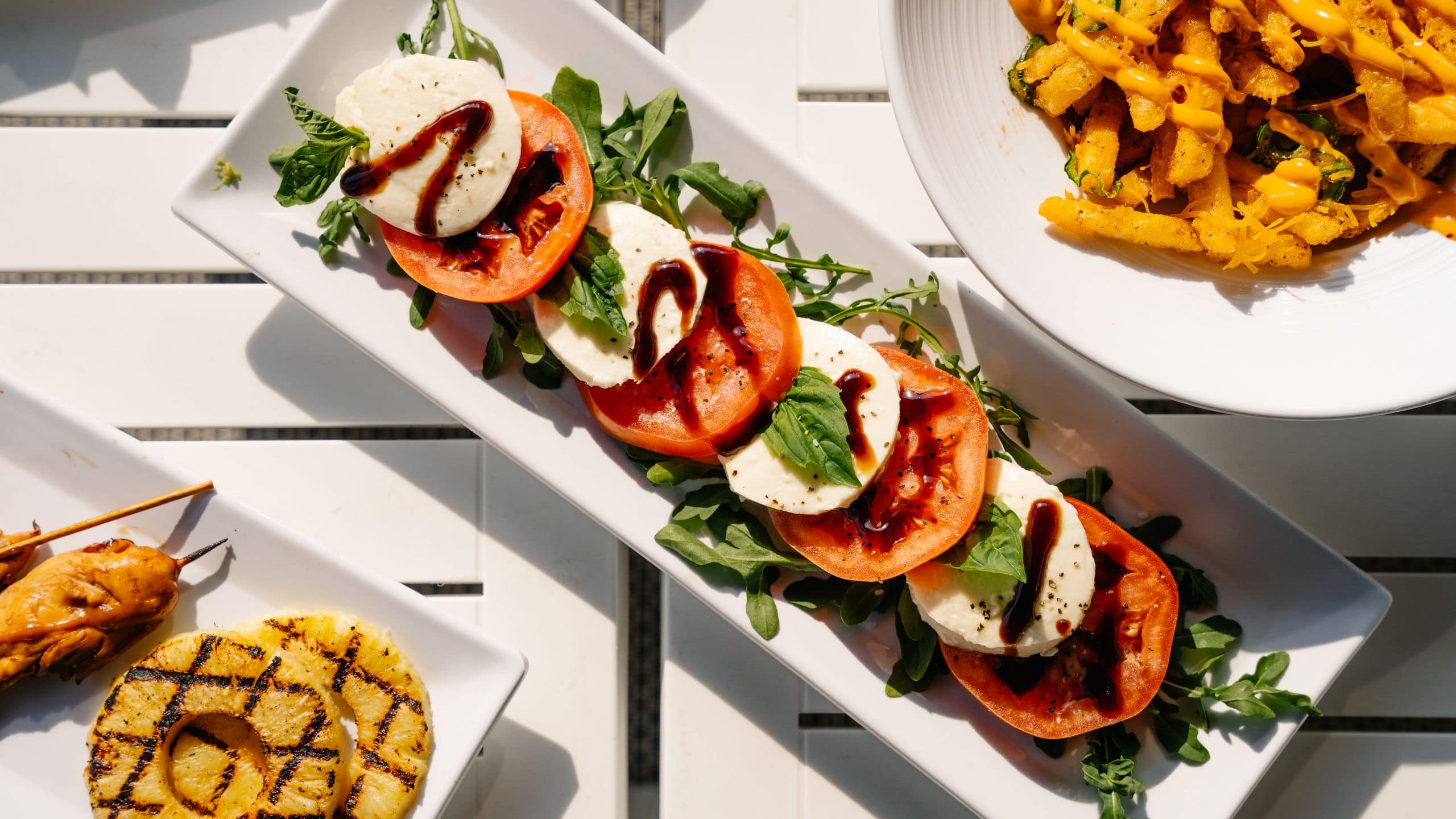 Unscripted Durham Patio Caprese Salad