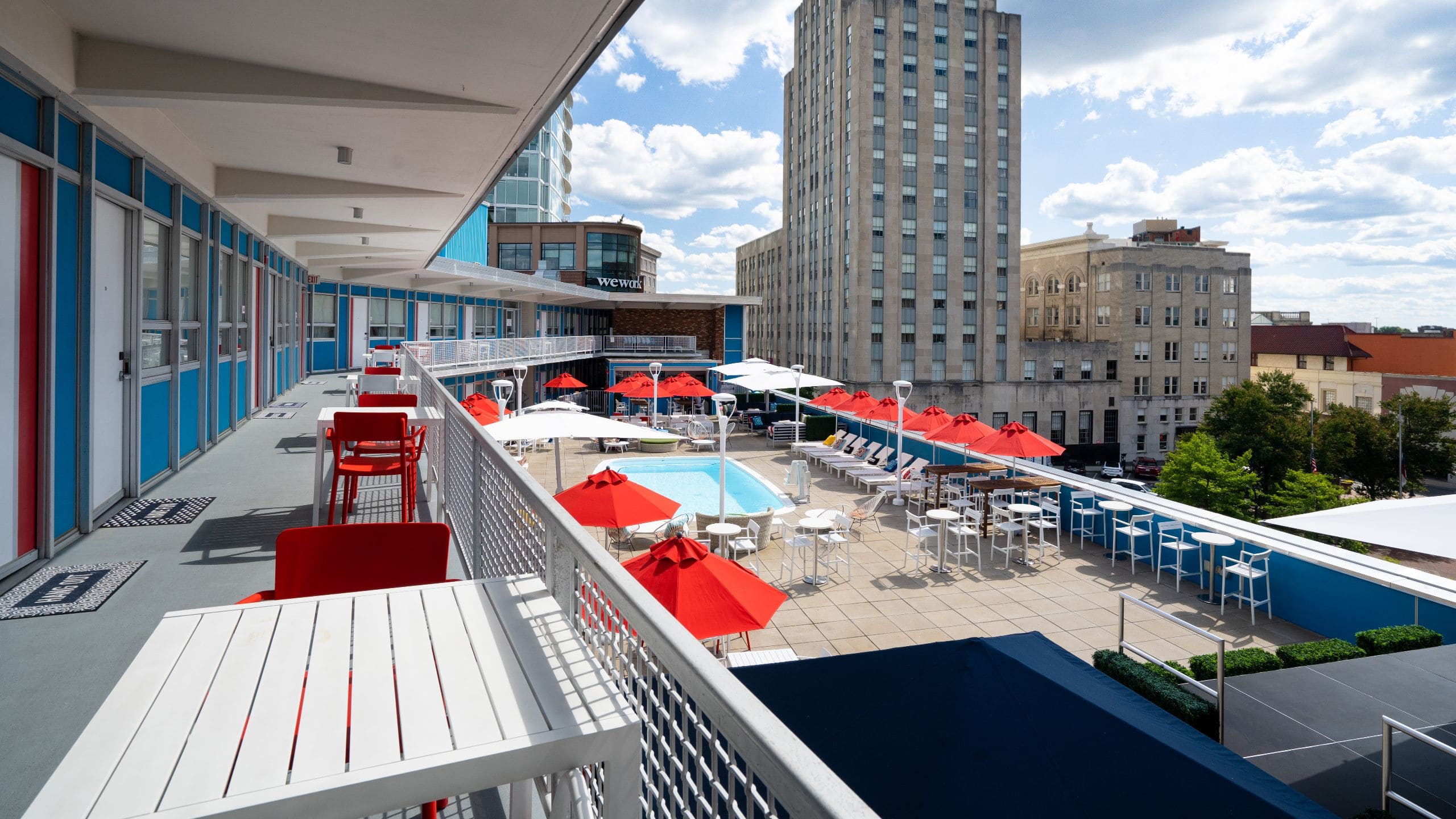 Unscripted Durham Patio Pool Daytime View