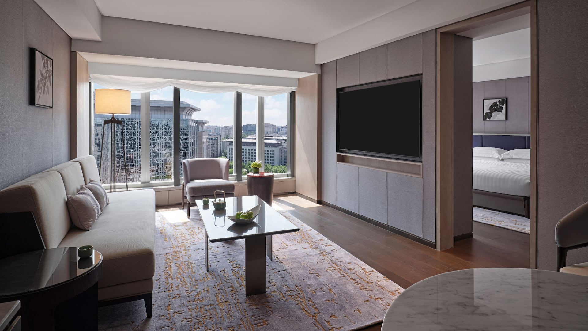 Grand Hyatt Beijing Club Suite King Premium Living Room