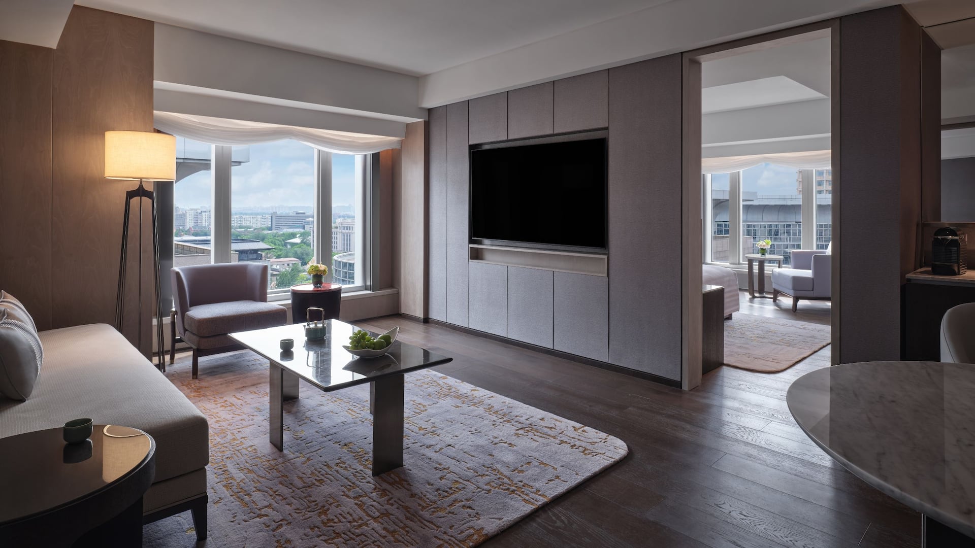Grand Hyatt Beijing Club Deluxe Two Bedroom Living Room
