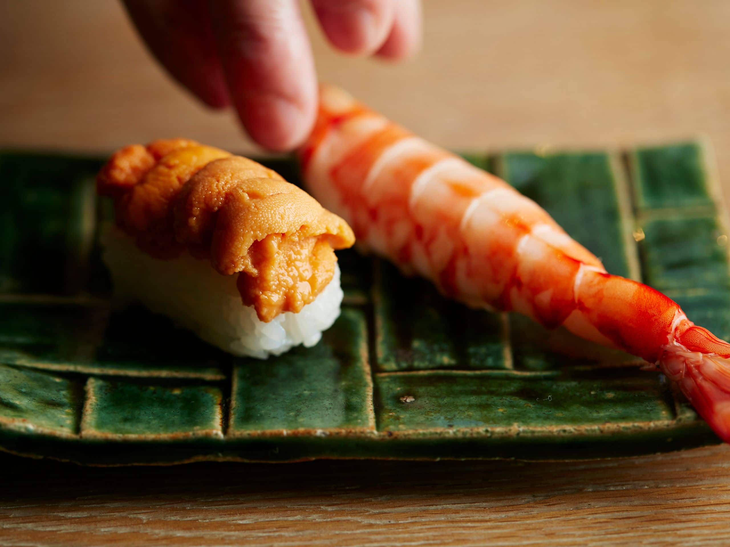 Andaz Tokyo Toranomon Hills The Sushi Nigiri Shrimp Uni