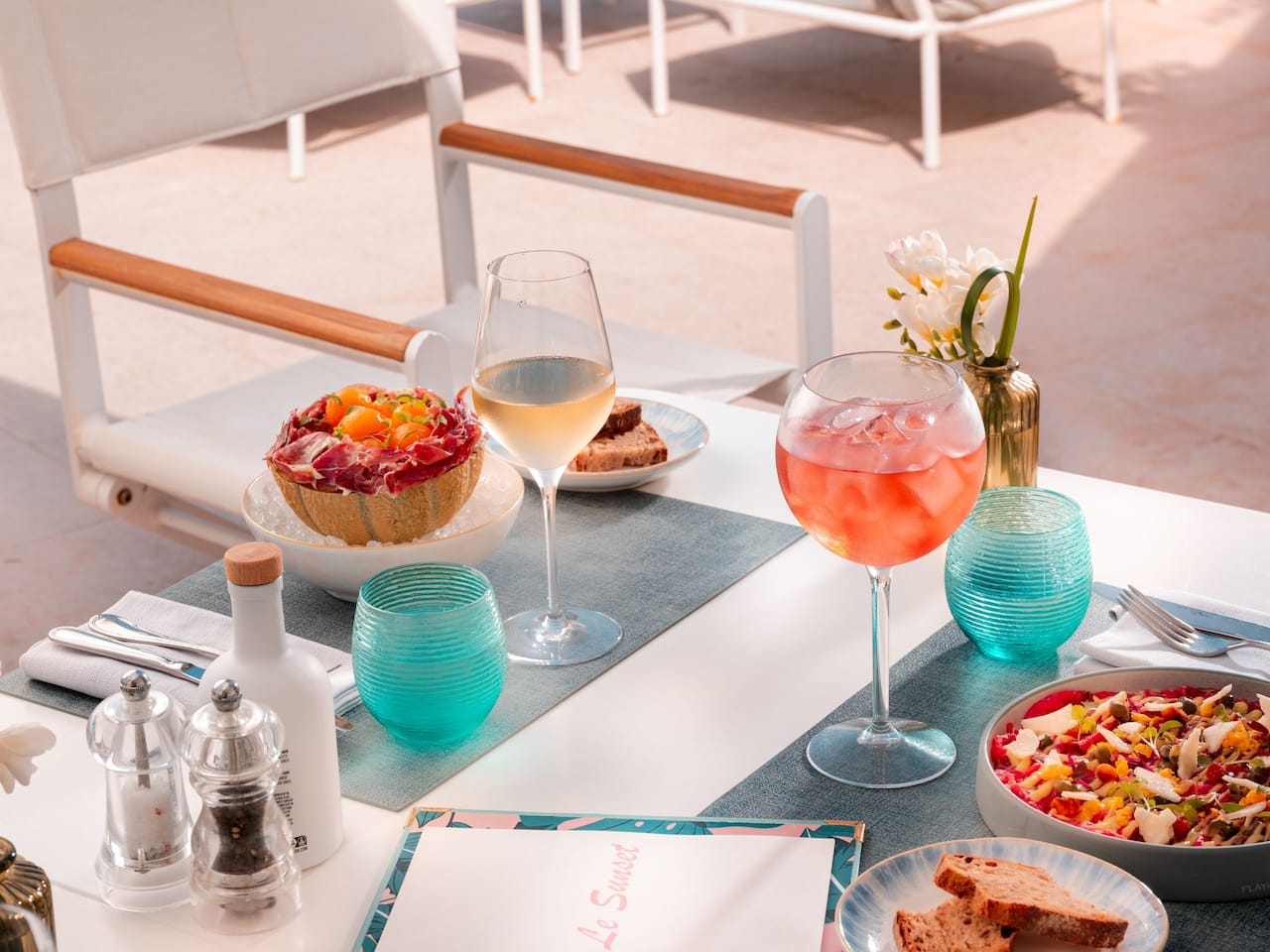 Sunset bar at Hotel du Palais in Biarritz
