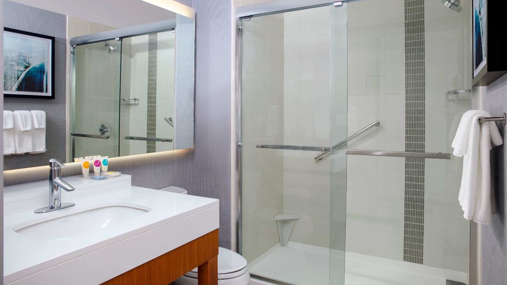 2 de 2 Hyatt Place Titusville / Kennedy Space Center Accessible Bathroom Sink Shower