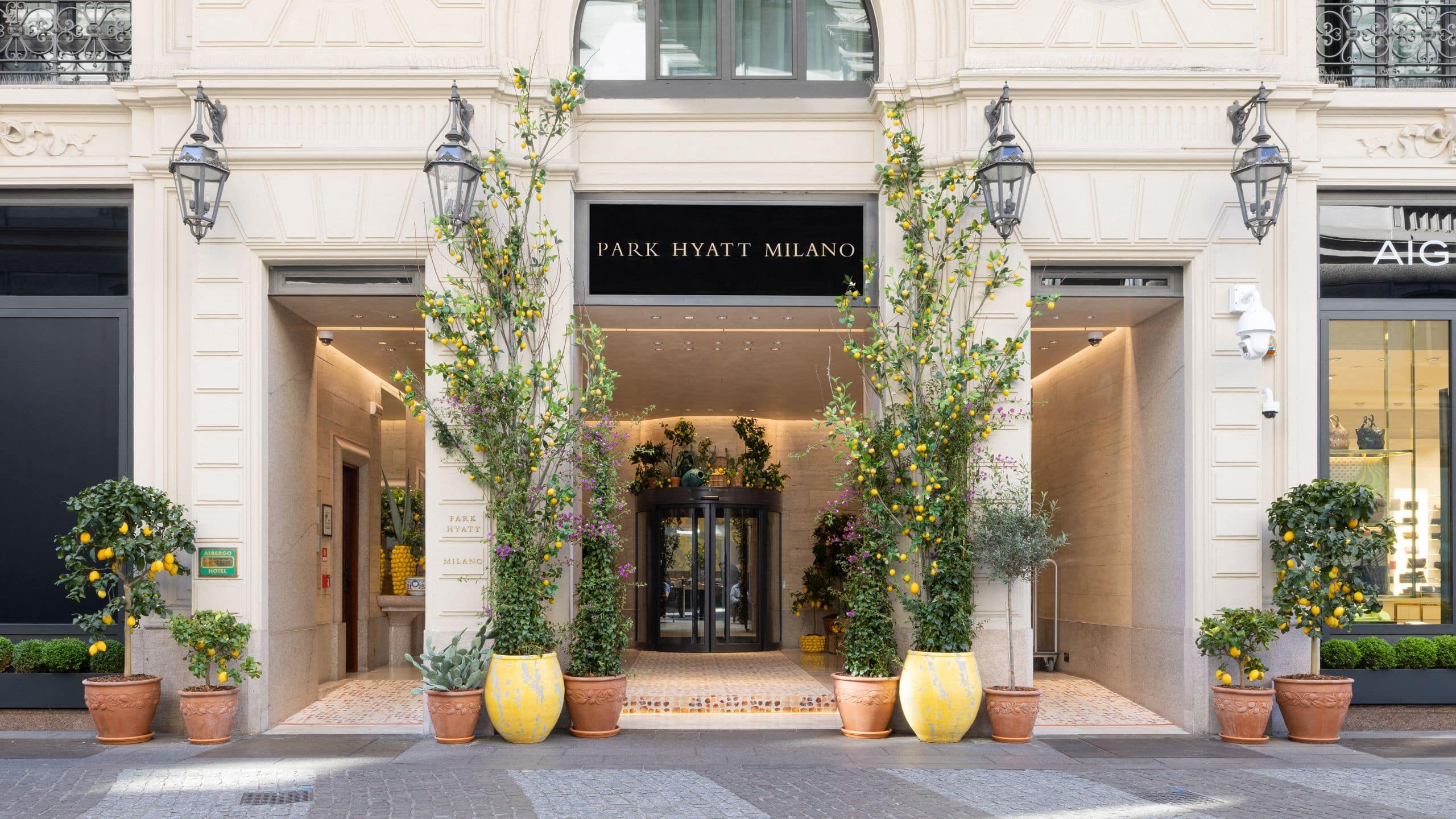 Park Hyatt Milan Entrance Capri In Milan