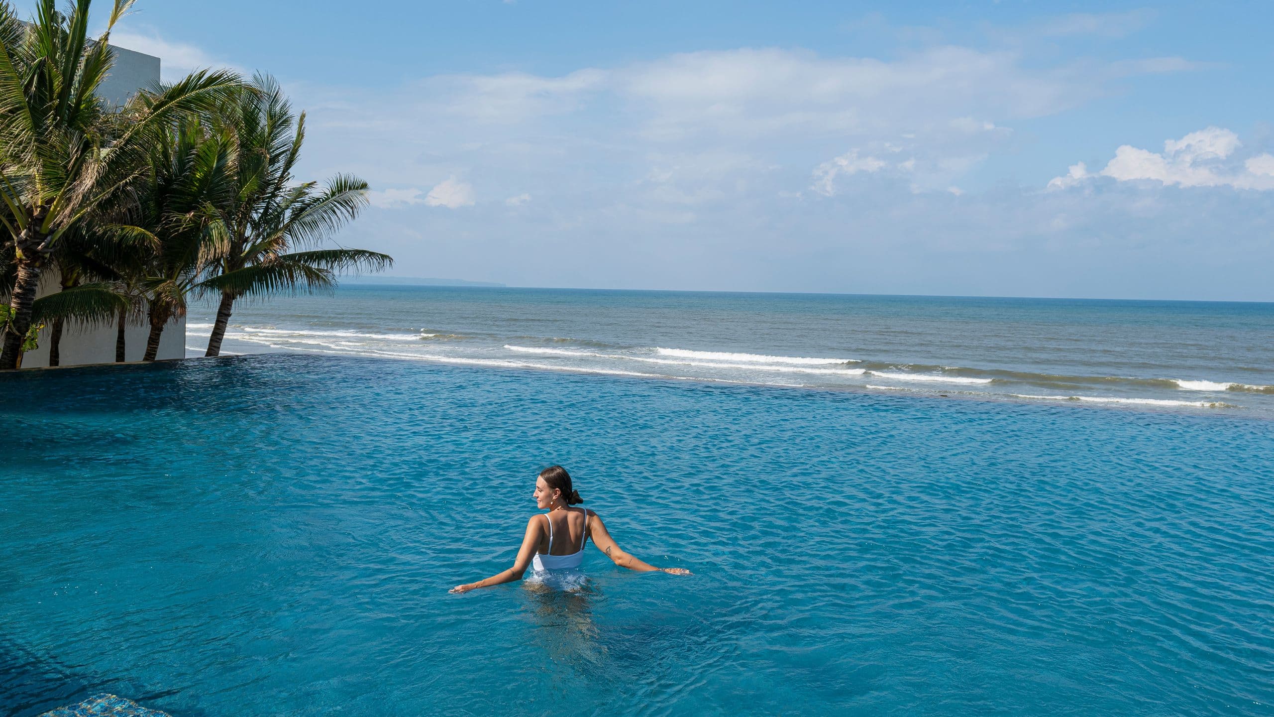 Alila Seminyak Woman At Serene Pool