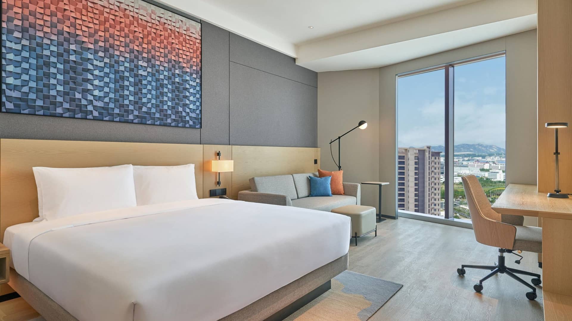 Hyatt Place Yantai Development Zone King Bed with Sofa Bed