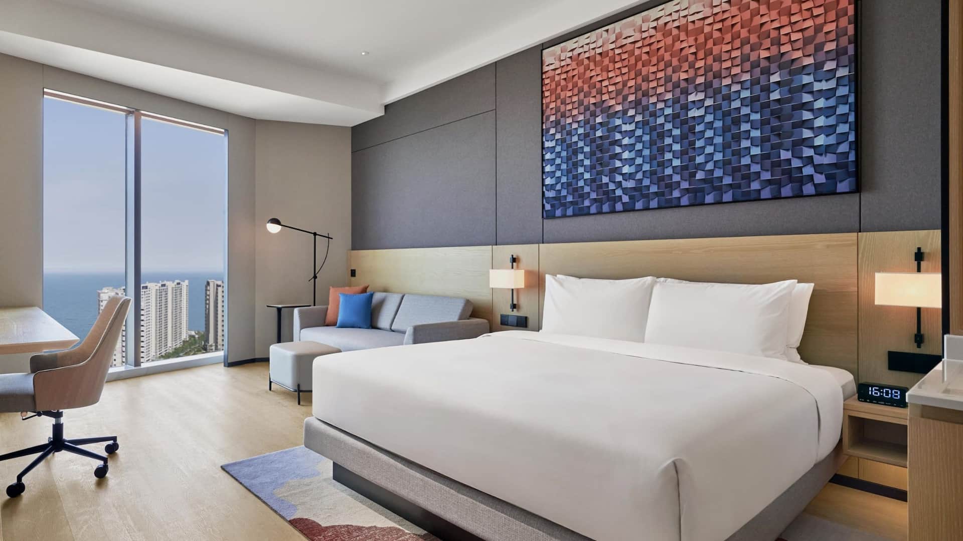 Hyatt Place Yantai Development Zone King Bed with Ocean View with Sofa Bed