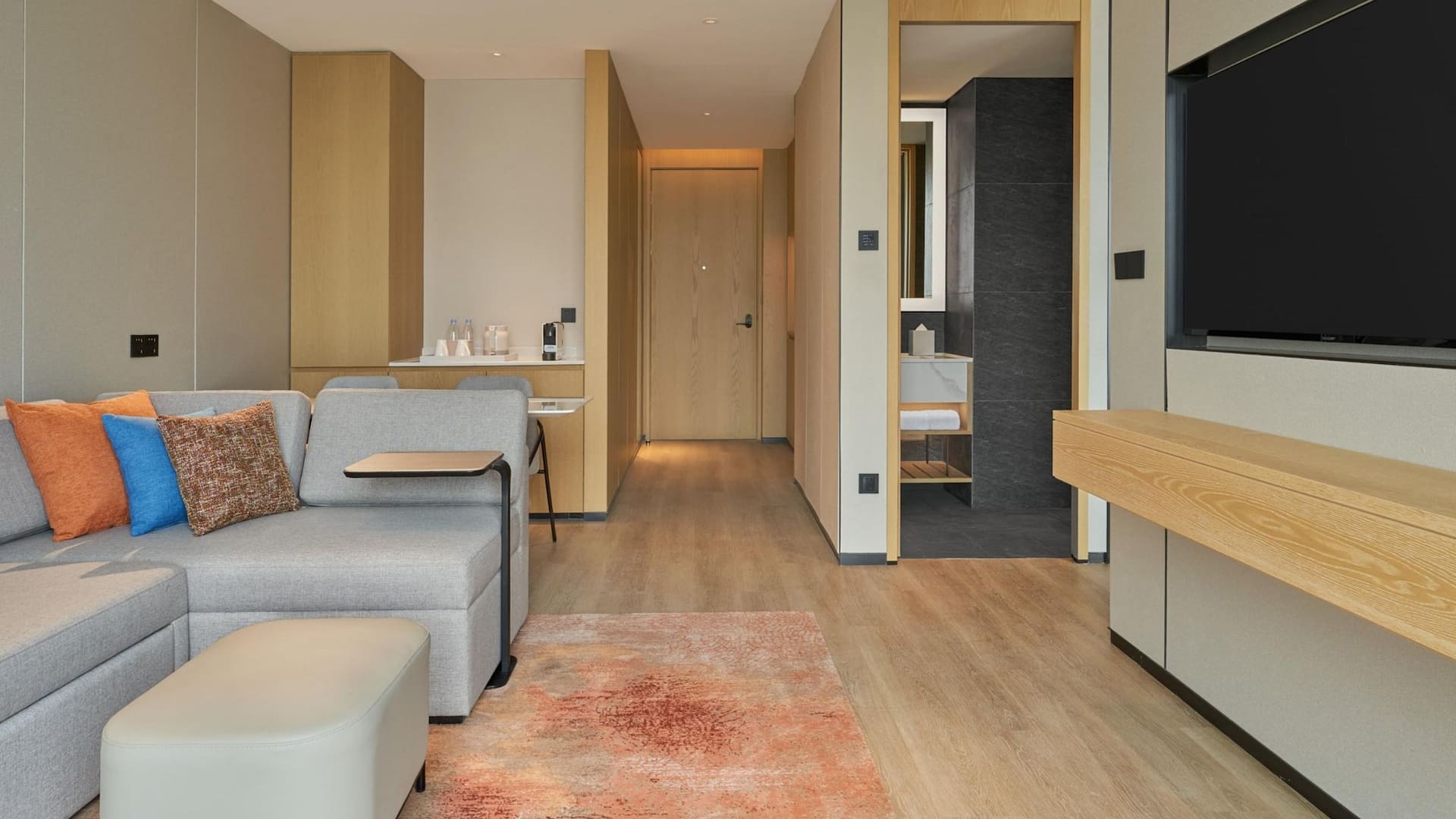 第 2，共 2 Hyatt Place Yantai Development Zone Suite Twin Living Room
