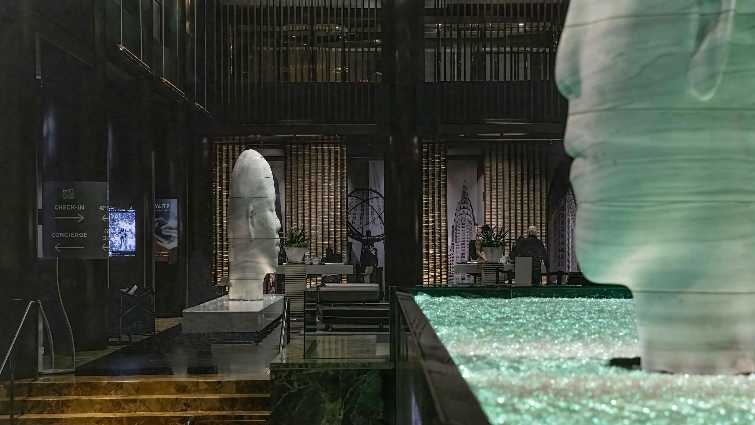 Hyatt Grand Central New York Lobby Detail