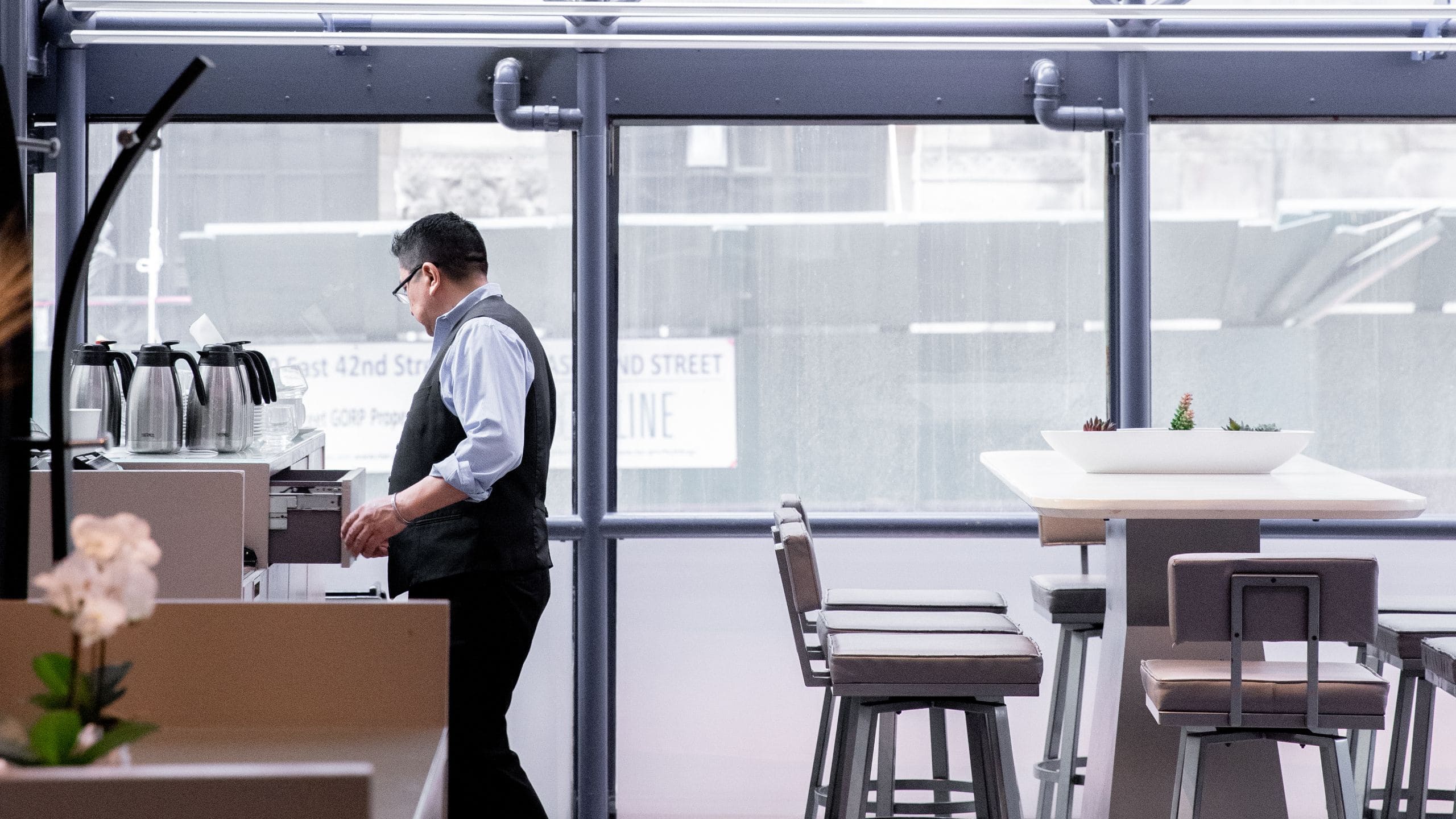 Hyatt Grand Central New York New York Central Coffee Station