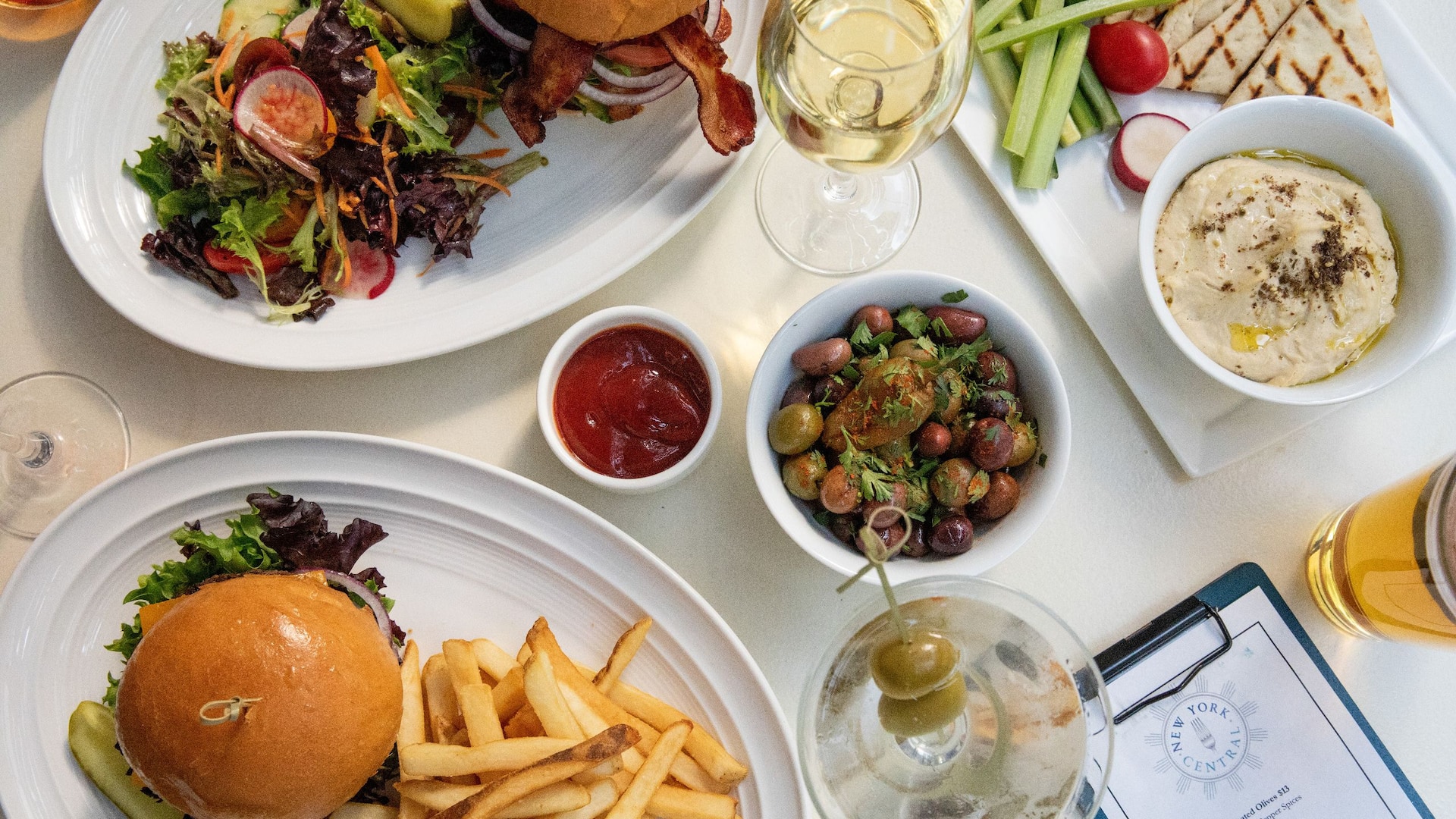 New York Central Lunch Spread