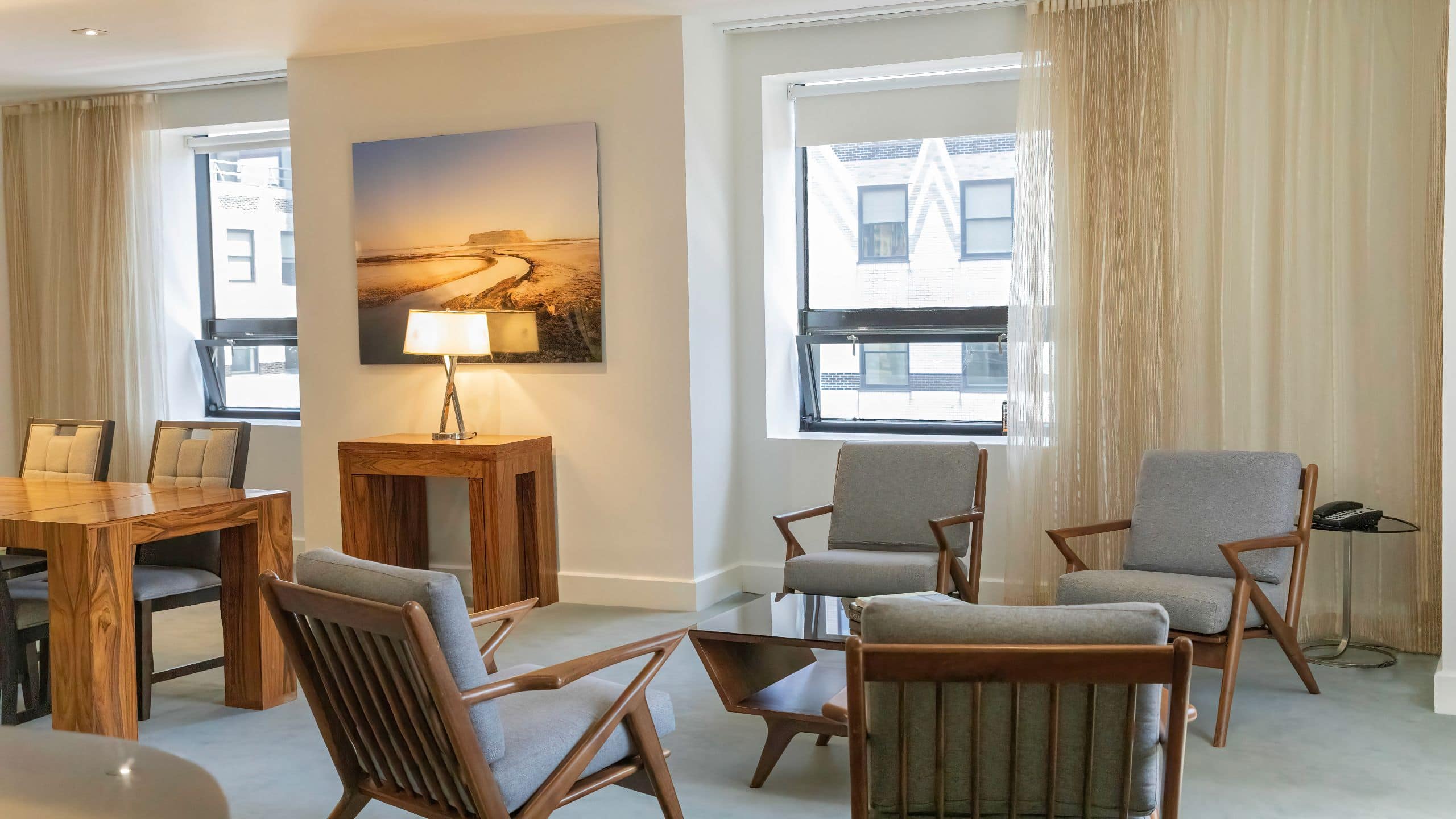 Hyatt Grand Central New York Presidential Suite Seating Area