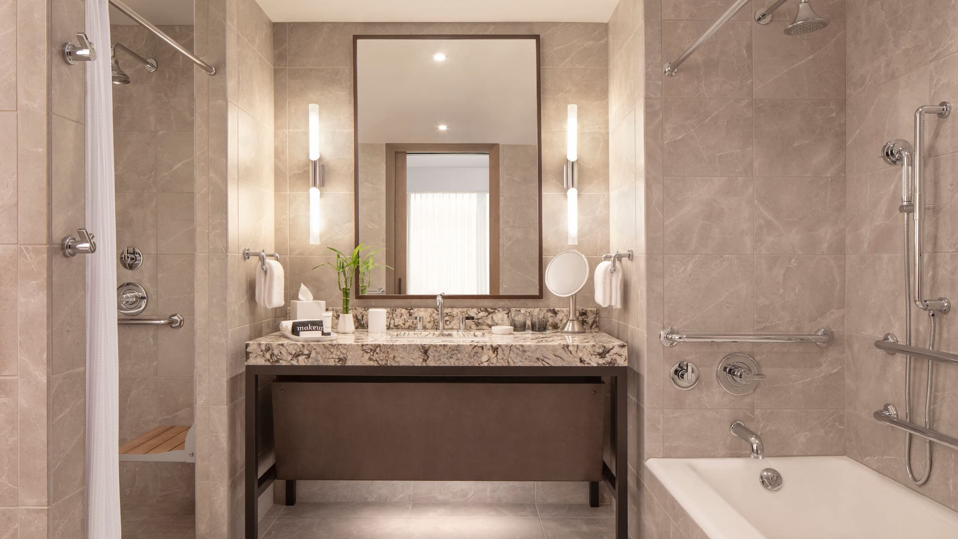4/4 Grand Hyatt at SFO Ada Bathroom Room