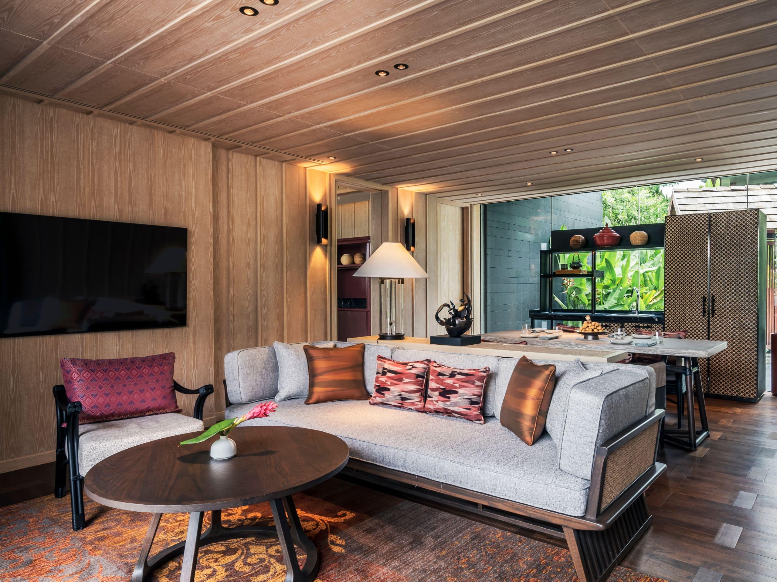 Andaz Pattaya Jomtien Beach Ocean View Pool Villa Living Room