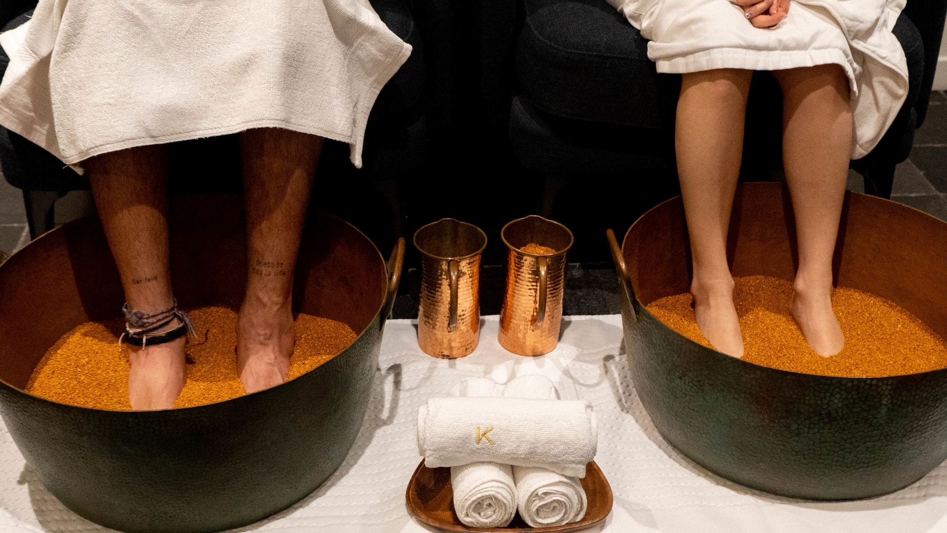 Hyatt Regency Andares Guadalajara Spa Couple In Foot Massage