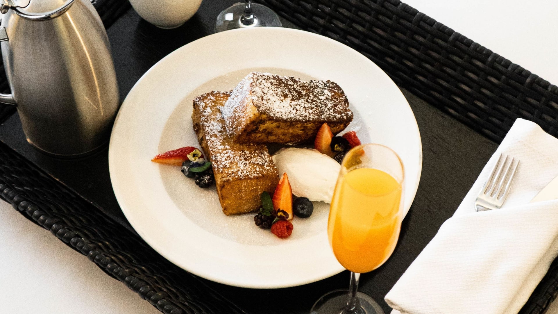 Hyatt Regency Andares Guadalajara Room Service Breakfast Tray