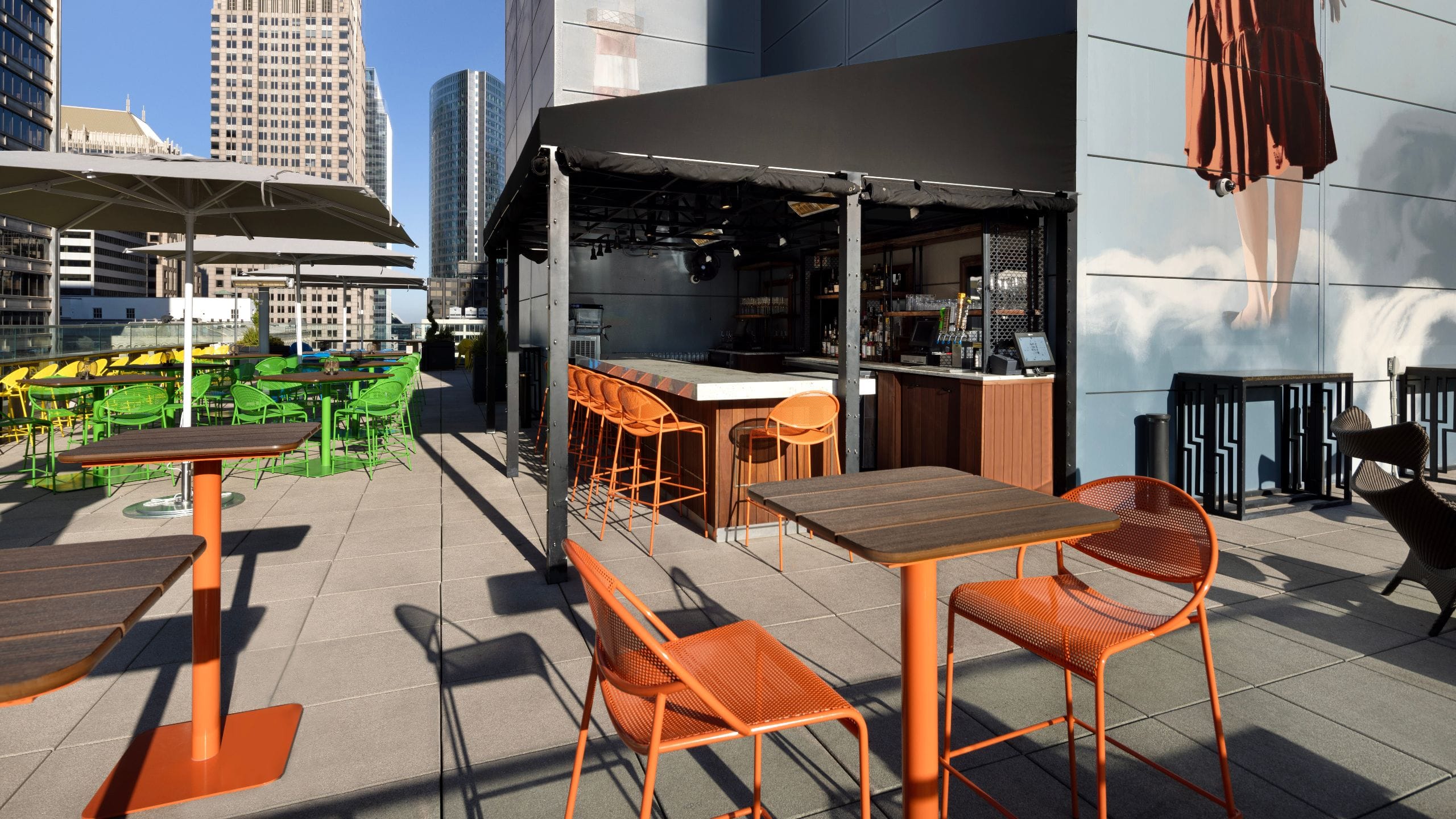 Hyatt Centric The Loop Chicago Aire Rooftop Seating