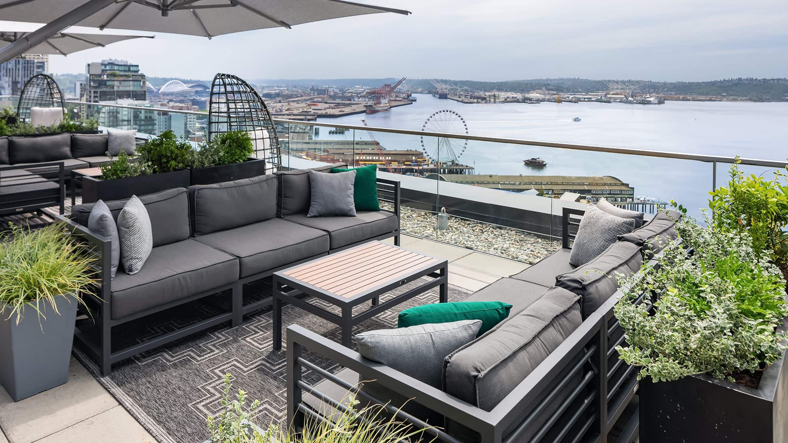 Thompson Seattle The Nest Patio Seating With View