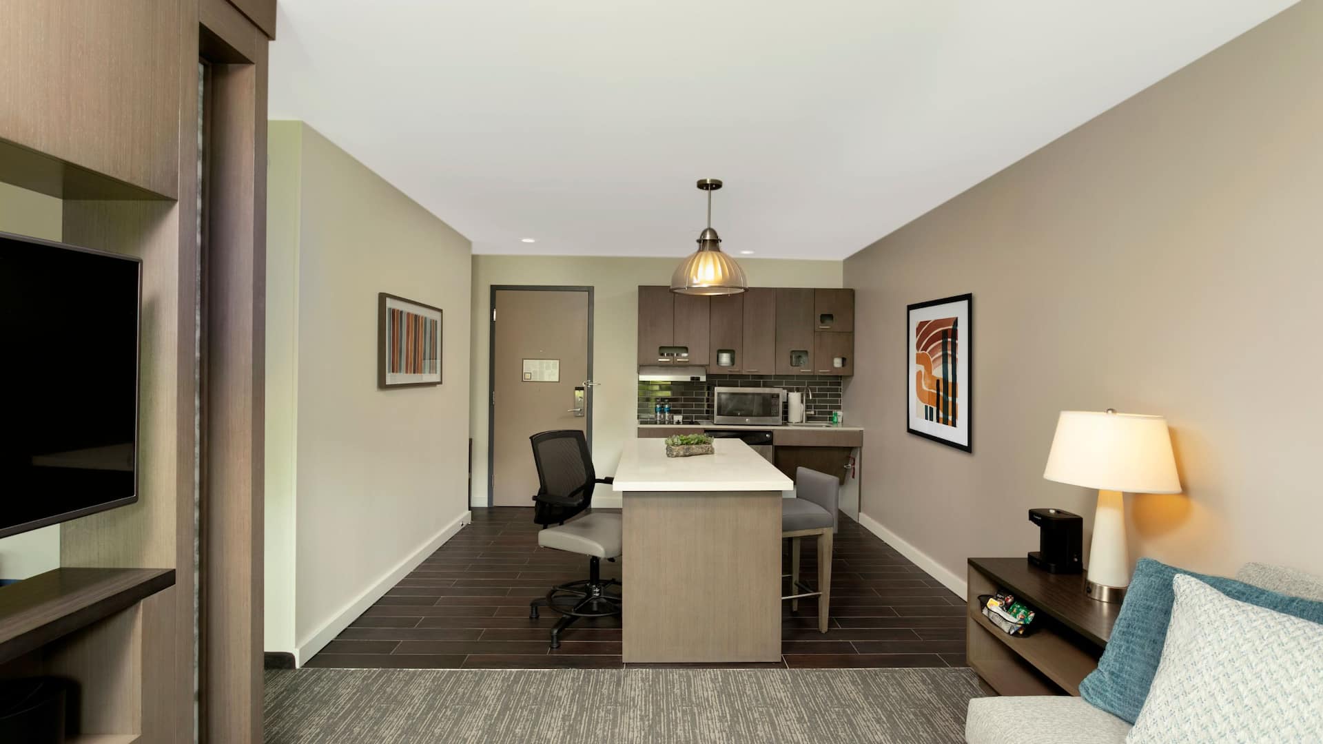 第 2，共 3 Hyatt House San Juan Ada Studio King Room Layout