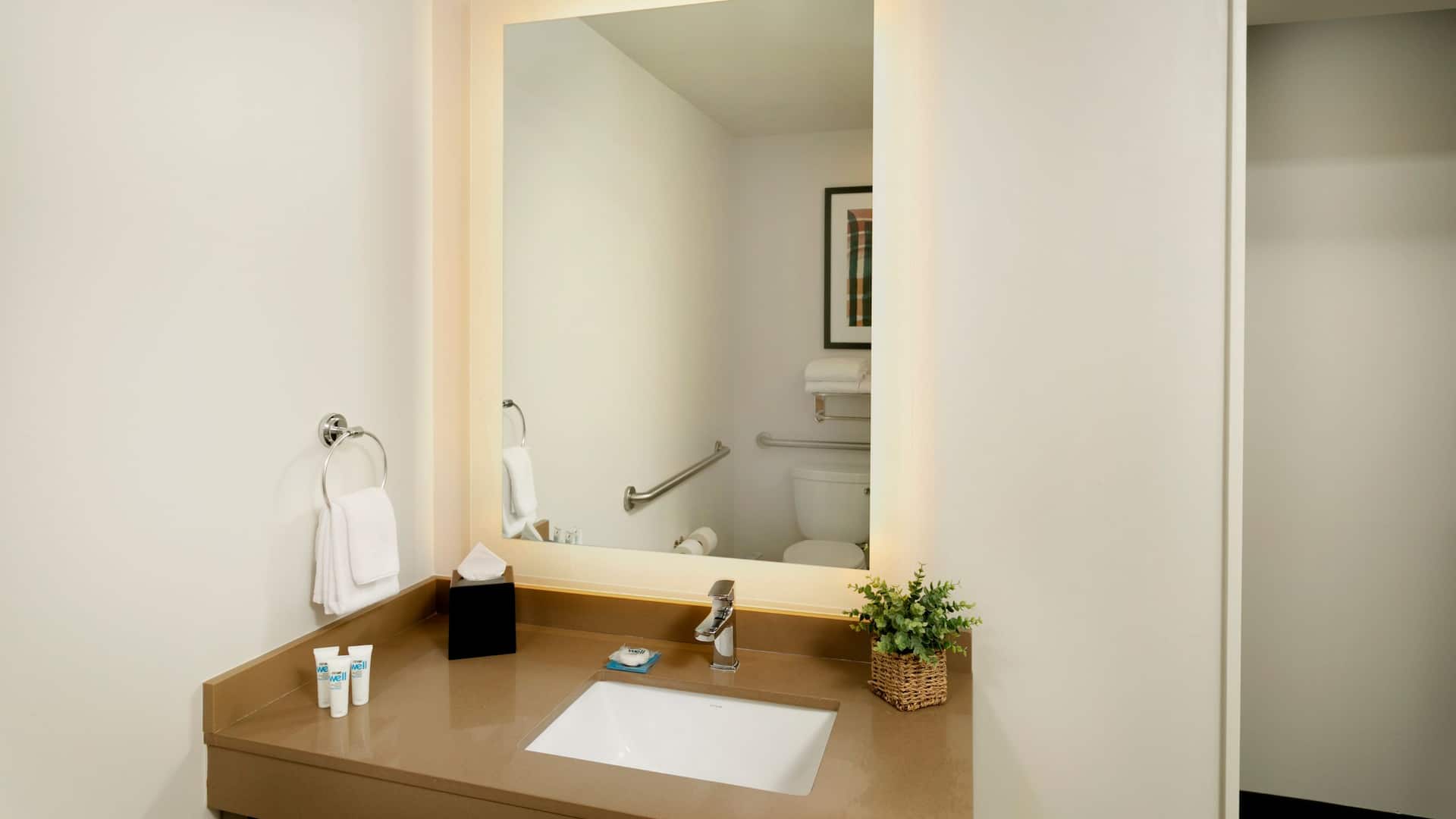 第 3，共 3 Hyatt House San Juan Bay View Ada King Den Bathroom